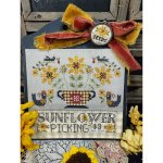 Sunflower Picking Cross Stitch Chart (image for) Sunflower Picking Cross Stitch Chart